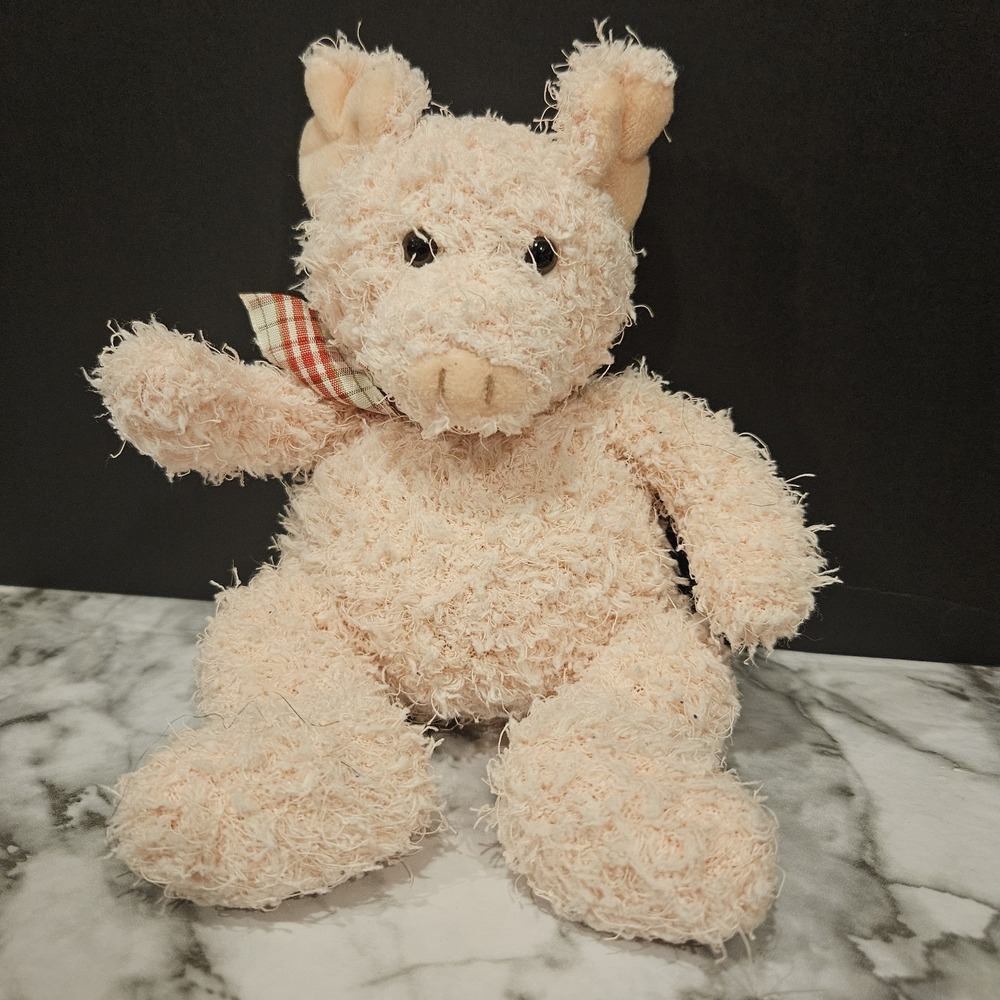 Russ Pixie Pink Pig Plush 10" Soft Farmhouse Stuffed Animal‎ Lovey